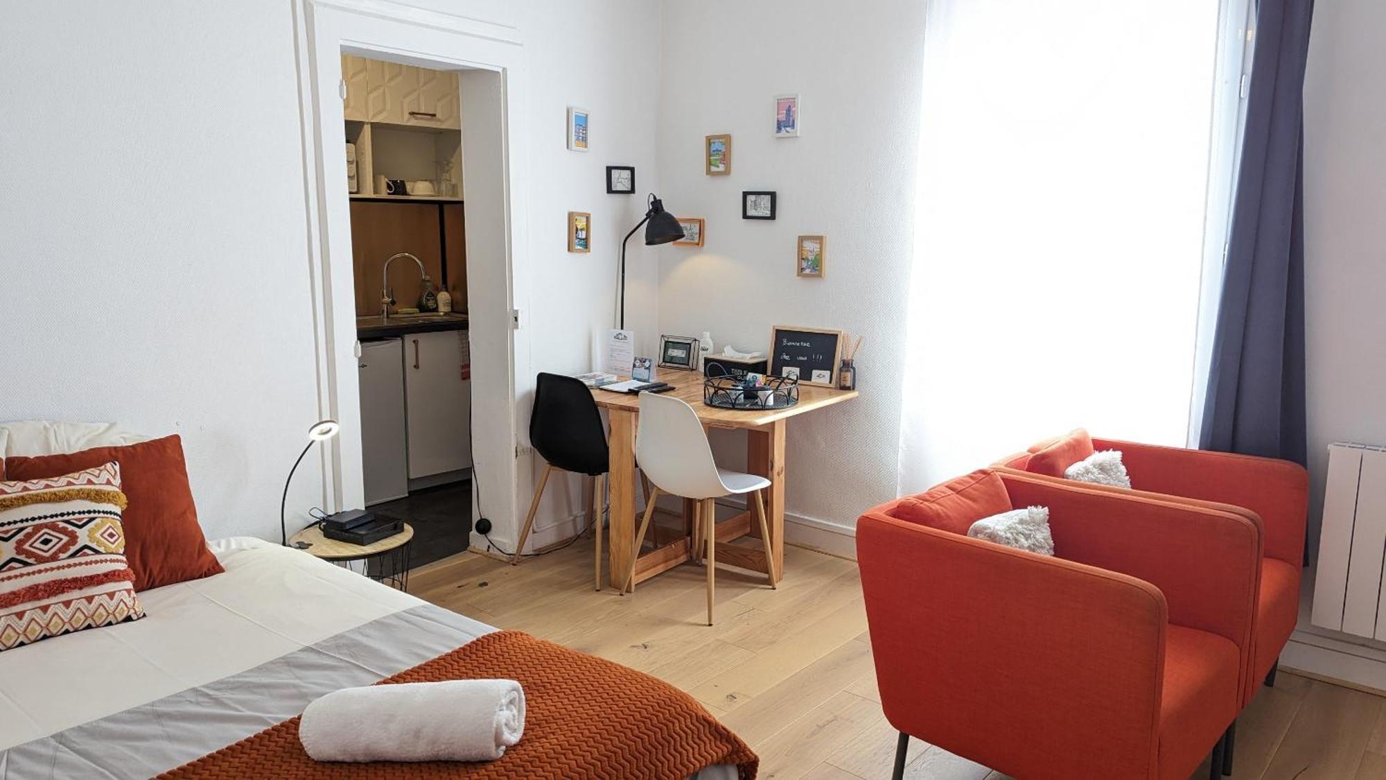 Appartement Hypercentre Calme Proche Centre Des Congres 앙제 객실 사진